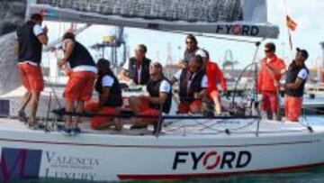 Miembros del Proyecto Hombre en el 'Fyord'