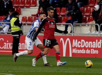 Segunda jornada consecutiva marcando, aunque en esta ocasión no sirvió para mucho, ya que el Mirandés acabó perdiendo ante un Alavés que camina intratable. 

