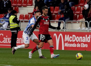Segunda jornada consecutiva marcando, aunque en esta ocasión no sirvió para mucho, ya que el Mirandés acabó perdiendo ante un Alavés que camina intratable. 


