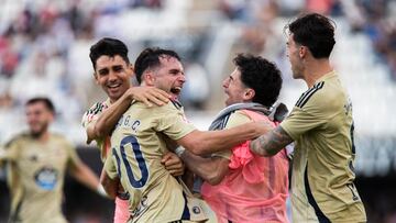 Álvaro Giménez dio los tres puntos al Racing Club Ferrol en Cartagena.