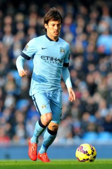 David Silva del Manchester City.