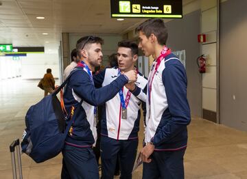 Óscar Husillos, Manu Guijarro y Lucas Bua.