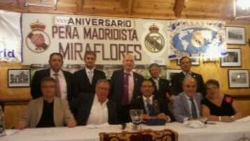 La Pe?a Miraflores celebr¨® sus tres d¨¦cadas de Madridismo