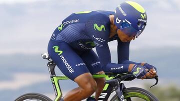 Nairo Quintana, ciclista del Movistar Team