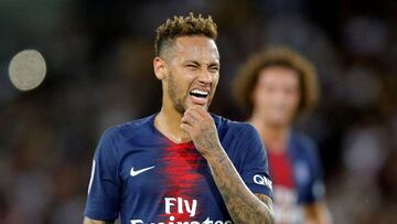 Soccer Football - Ligue 1 - Paris St Germain v Caen - Parc des Princes, Paris, France - August 12, 2018 Paris St Germain's Neymar REUTERS/Regis Duvignau
