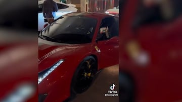 Militao caught driving around Madrid in his spectacular Ferrari