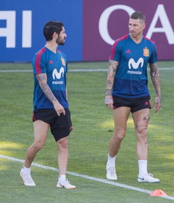 Isco y Sergio Ramos