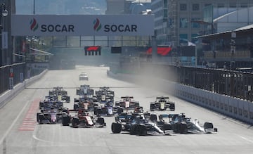 Las mejores imágenes del GP de Azerbaiyán