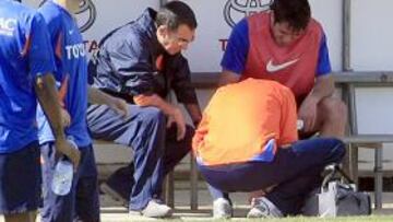 <b>NUEVA LESI?N.</b> Vicente vuelve a entrar en la lista de la enfermer¨ªa valencianista.
