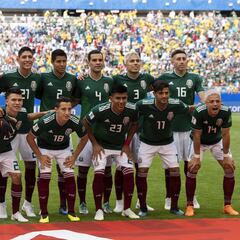 Sobrevivientes del último México vs Brasil