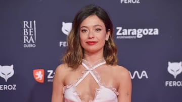 ZARAGOZA, SPAIN - JANUARY 28: Anna Castillo attends the Feroz Awards 2023 at the Auditorium - Palacio de Congresos on January 28, 2023 in Zaragoza, Spain. (Photo by Juan Naharro Gimenez/WireImage)