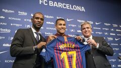 Jeison Murillo unveiled by FC Barcelona - in pictures