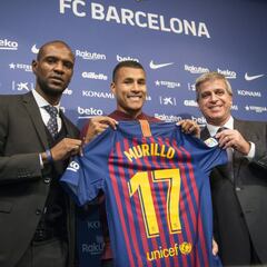 Jeison Murillo unveiled by FC Barcelona - in pictures