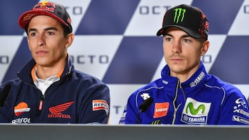 M&aacute;rquez y Maverick en Silverstone.