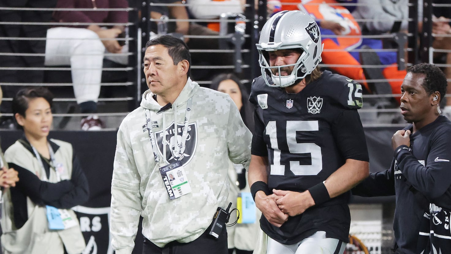 Gardner Minshew injury: how long will the Raiders QB be out for? - AS USA