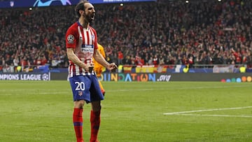 Juanfran, jugador del Atl&eacute;tico. 