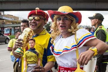 La hinchada de todas las formas demuestra su cariño por esta Selección que aspira a mejorar lo hecho en Brasil 2014