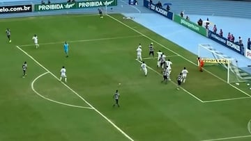 El córner de Valencia que acabó en el gol del triunfo de Botafogo