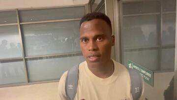 Jhon Arias, enfocado en los partidos ante Argentina y Perú.