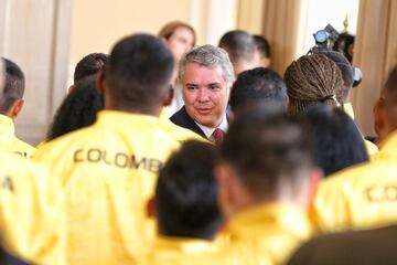 El Presidente de la República, Iván Duque, entregó el Pabellón Nacional a los deportistas de la delegación colombiana, encabezada por el boxeador Yuberjén Martínez, que estarán en los Juegos Panamericanos de Lima 2019, a llevarse a cabo del 26 de julio al 11 de agosto.