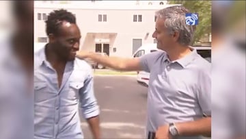 El día que Essien llegó a Madrid con Mou de anfitrión