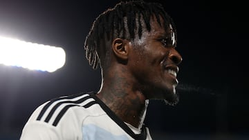 CHARLOTTE, NORTH CAROLINA - SEPTEMBER 13: Wilfried Zaha #10 of Charlotte FC looks on during the MLS match between Charlotte FC and Inter Miami CF at Bank of America Stadium on September 13, 2025 in Charlotte, North Carolina. David Jensen/Getty Images/AFP (Photo by David Jensen / GETTY IMAGES NORTH AMERICA / Getty Images via AFP)