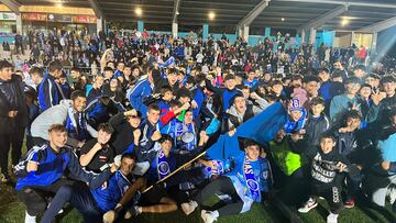 El Barbadás celebra su clasificación para la Copa del Rey.
