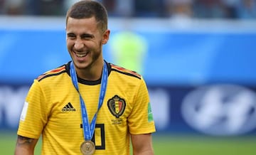 Belgium's forward Eden Hazard