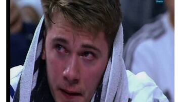 Doncic lloró en el banquillo tras ser sustituido por Pablo Laso