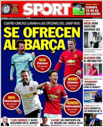 Portadas de la prensa deportiva