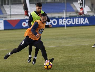 Andone training with Deport on Thursday