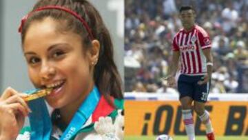 Paola Longoria y Marco Fabián jugaron racquetbol.