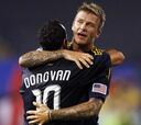 Donovan brilló en el debut de Beckham con el Galaxy