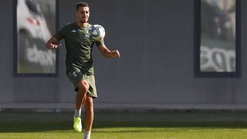 Feddal, en un entrenamiento.