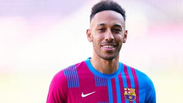 Aubameyang awarded Pedri's goal for Barcelona hat-trick