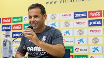 VILA-REAL 22082019
 ENTRENAMIENTO DEL VILLARREAL. PREVIO PARTIDO FRENTE LEVANTE. RUEDA DE PRENSA DE JAVI CALLEJA
 FOTOS ANGEL SANCHEZ