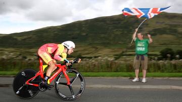 GLASGOW, SCOTLAND - AUGUST 08:  Jonathan Castroviejo of Spain rides during the Men&#039;s Road Cycling on Day Seven of the European Championships Glasgow 2018 at Glasgow Cycling TT Course on August 8, 2018 in Glasgow, Scotland. This event forms part of the first multi-sport European Championships.  (Photo by Bryn Lennon/Getty Images)
 PUBLICADA 09/08/18 NA MA25 3COL
 PUBLICADA 14/08/18 NA MA25 1COL