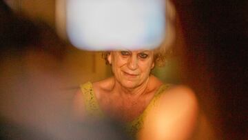 Ángeles Béjar, madre de Luis Rubiales, el presidente de la Real Federación Española de Fútbol (RFEF) atiende a los medios de comunicación, a 29 de agosto de 2023, En Motril, Granada, (Andalucía, España).Ángeles Béjar, madre de Luis Rubiales, el presidente de la Real Federación Española de Fútbol (RFEF), encerrada en la iglesia en huelga de hambre.
29 AGOSTO 2023
Álex Cámara / Europa Press
29/08/2023