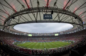 A stadium that has legendary status in global football, having hosted the deciding match in two World Cups, in 1950 and 2014. It has a capacity of 75,000 and has also been the venue for the finals of the Copa América, the Confederations Cup and the Olympi