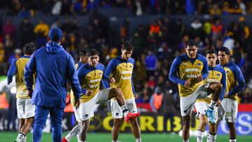 Gabriel Fernandez of Pumas during the Semifinals second leg match between Tigres UANL and Pumas UNAM as part of Torneo Apertura 2023 Liga BBVA MX, at Universitario Stadium, December 10, 2023, in Monterrey Nuevo Leon, Mexico.