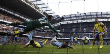Manchester City - Everton. Gol de Nolito.