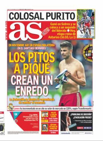 Las portadas de AS de septiembre