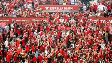 El Mallorca entrena mañana con la presencia de sus aficionados