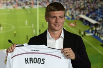 La presentación de Toni Kroos con el Real Madrid