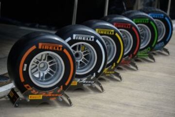 Neumáticos de Pirelli para el Gran Premio de Reino Unido.