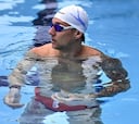 Dressel y Huske se entrenan entre espejos en Gran Canaria