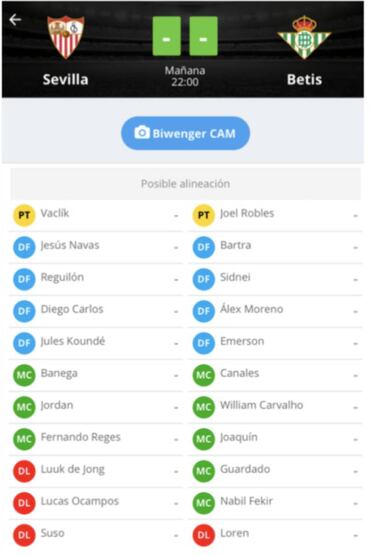 ¡Disfruta de la experiencia más completa con Biwenger CAM!