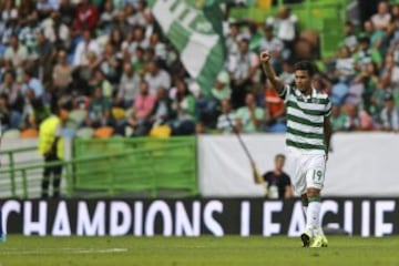 Teo al equipo que llega es fundamental. El colombiano anotó su primer gol en Champions 