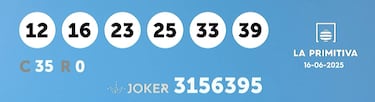 La Primitiva: comprobar los resultados del sorteo de hoy, lunes 16 de junio