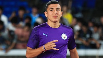 Ian Poveda, extremo del Manchester City